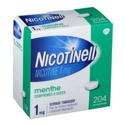 Nicotinell 1mg menthe 204 comprimés