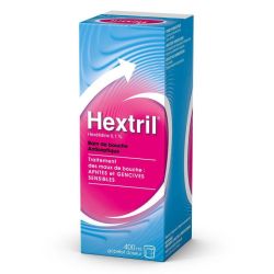 Hextril bain de bouche antiseptique 400 ml