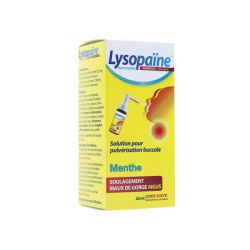 Lysopaïne Ambroxol Menthe collutoire 20 ml