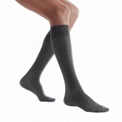 Thuasne Venoflex Secret Opaque Classe 2 Chaussettes de Contention Noir - Long - Taille 4