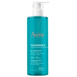 Avène Cleanance Gel Nettoyant - 400 ml - Nettoie et purifie les peaux grasses à imperfections