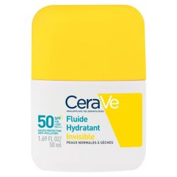 CeraVe Fluide Hydratant Invisible SPF50 50 ml – Haute protection et hydratation 24h