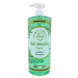 Du Monde à la Provence Gel Douche Pep's Parfum Verveine 1L - Nettoyage doux et fraîcheur vivifiante pour toute la famille