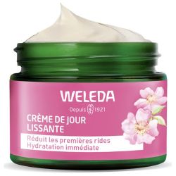 Weleda Crème de Jour Lissante à la Rose Musquée & Thé Blanc 40ml – Éclat et premières rides