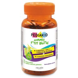 Pédiakid Gommes P'tit Biotic 60 gommes – Soutien de la flore intestinale