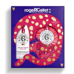 Roger&Gallet Coffret Noël Gingembre Rouge - Eau parfumée et savon bienfaisant