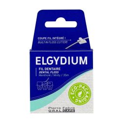 Elgydium Fil Dentaire Éco-Responsable Mentholé - 35m
