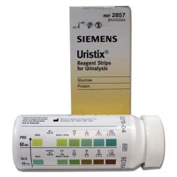 Uristix 50x Bandelettes Tests Urinaires - Recherche de glucose et de protéines dans les urines