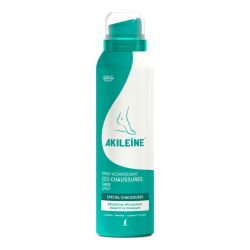 Akileïne Spray Assainissant Déo-Chaussures - Désodorise et Assainit l'Intérieur des Chaussures - 150ml