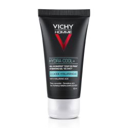 Vichy Homme Hydra Cool+ Gel Hydratant Visage Effet Fraîcheur - 50 ml - Peaux Sensibles