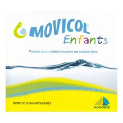 Norgine Movicol Enfant - Poudre pour Solution Buvable - 20 sachets