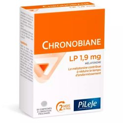 Pileje Chronobiane LP 1,9mg - 60 comprimés - Mélatonine pour un sommeil continu