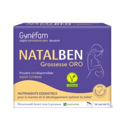 Effik Natalben Grossesse Oro Vitamines, Minéraux & Oligo-éléments - 28 Sachets Goût Citron