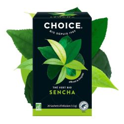 CHOICE Thé Vert Sencha Bio - 20 Sachets