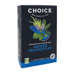 CHOICE Infusion Soirée Tranquille Bio - 17 Sachets