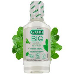 Gum Bain de Bouche Bio - Menthe Fraîche et Aloe Vera - Sensation Fraîcheur et Propreté - 300ml