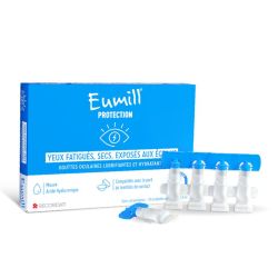 Eumill Protection Yeux Fatigués & Secs 10 Unidoses de 0,5ml – Hydratation et confort