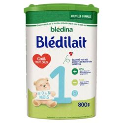 Blédina Blédilait 1er Âge - 900 g - 0 à 6 Mois Lait Infantile en Poudre pour Nourrissons