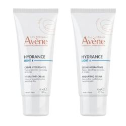 Avene Hydrance Légère crème Hydratante - 2x40ml - Peaux normales à mixtes