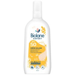 Biolane Expert Crème Solaire SPF50 - 200 ml - Haute protection pour la peau délicate de bébé