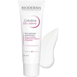 Bioderma Créaline DS+ Crème 40 ml – Soin apaisant et purifiant anti-rougeurs et squames