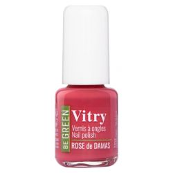 Vitry Be Green Vernis à Ongles - 6 ml - Couleur : Rose de Damas - Vernis vegan, naturel et innovant
