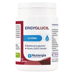 Nutergia Ergyglucil - Maintien d’une Glycémie Normale - 60 gélules