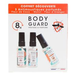 Bodyguard Coffret Découverte Anti-moustiques Parfumé - 3x50ml - Coconut, Monoï et Fleur d'Oranger