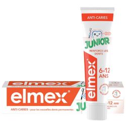 Elmex Dentifrice Junior 6-12 ans - 75 ml