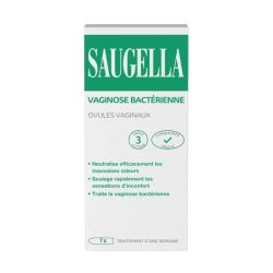 Saugella Ovules Vaginaux Triple Effet Traitement Vaginose Bactérienne - 7 Ovules Vaginaux