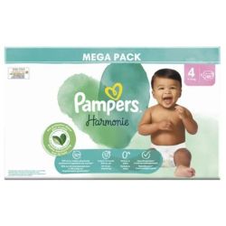 Pampers Harmonie Taille 4 / 9-14kg - 80 Couches Mega Pack