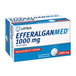 Efferalgan Med 1000 mg 8 comprimés effervescents
