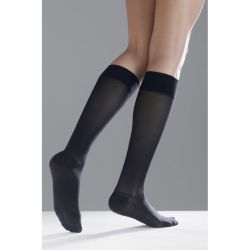 Thuasne Venoflex Kokoon Absolu Classe 2 Chaussettes de Contention Femme Noir - Long - Taille 5