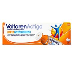 VoltarenActigo 1% gel tube applicateur 75g-60g - Diclofénac