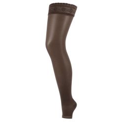 Thuasne Venoflex Incognito Absolu C2 Bas-Cuisses de Contention Pieds Ouverts Long – Effet seconde peau