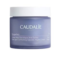 Caudalie Vinoperfect Crème Nuit Anti-Taches Glycolique - 50ml Rechargeable - Peau lissée éclatante