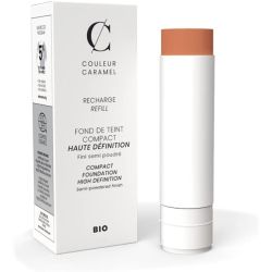Couleur Caramel Recharge Fond de Teint Compact Haute Définition Bio N°13 Beige Orangé