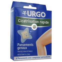 Urgo Cicatrisation Rapide Genou - 6 Pansements