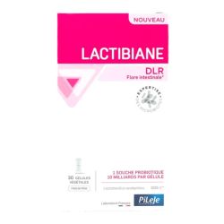 Pileje Lactibiane DLR Flore Intestinale - 30 Gélules Végétales - Soutien et équilibre de la flore intestinale