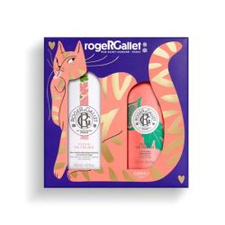 Roger&Gallet Coffret Noël Eau Parfumée et Lait Corps Fleur de Figuier - Rituel relaxant et parfumé