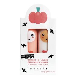 Inuwet Coffret Duo Baumes Lèvres Hydratant Vanille-Coco & Barbe à Papa Pumpkin - 2 x 3,5g