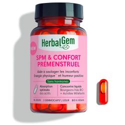 Herbalgem Gemmocaps SPM & Confort Prémenstruel - Sans Hormones - 30 capsules