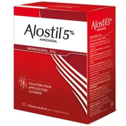 Alostil Minoxidil 5% solution pour application cutanée 3x60ml