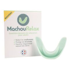 MACHOURELAX® Gouttière Dentaire de Relaxation Adulte dès 16 ans (28 dents) - Menthe