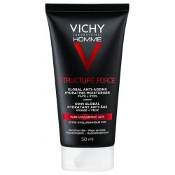 Vichy Homme Structure Force Soin Global Hydratant Anti-Âge - 50 ml - Soin anti-âge pour une peau revitalisée