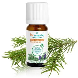 Puressentiel Huile Essentielle Sapin de Sibérie Bio 10 ml – Décongestionnant respiratoire, antispasmodique et assainissant atmosphérique