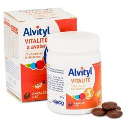 Alvityl Vitalité - 40 Comprimés à Avaler