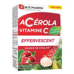 Forté Pharma Acérola Vitamine C Naturelle - 60 Comprimés Effervescents