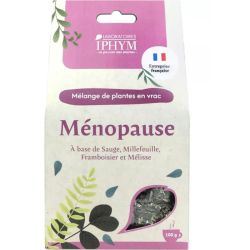 Iphym Tisane Ménopause  Mélange de Plantes en Vrac - 100g - Bien-être féminin