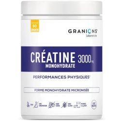 Granions Créatine Monohydrate 3000 mg 90 jours - Capacités physiques et musculaires